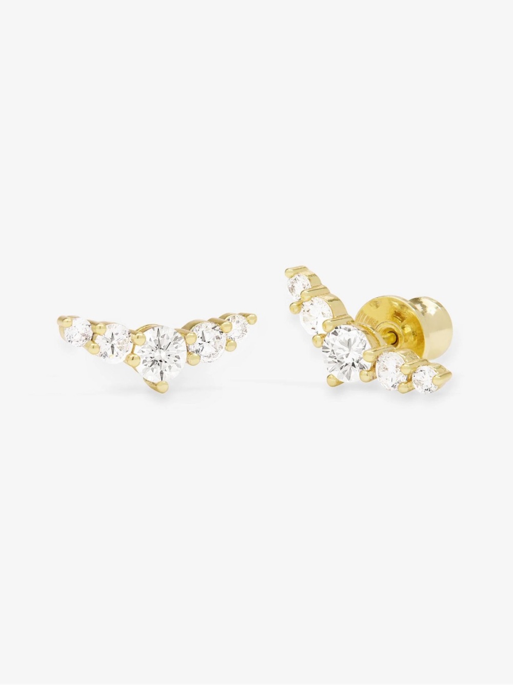 Melinda Maria Radiant Studs
Gold|White Diamondettes Ear Crawler